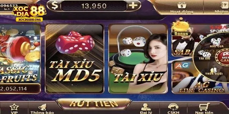 Những điểm đặc biệt khi tham gia tài xỉu livestream chỉ có tại Xocdia88